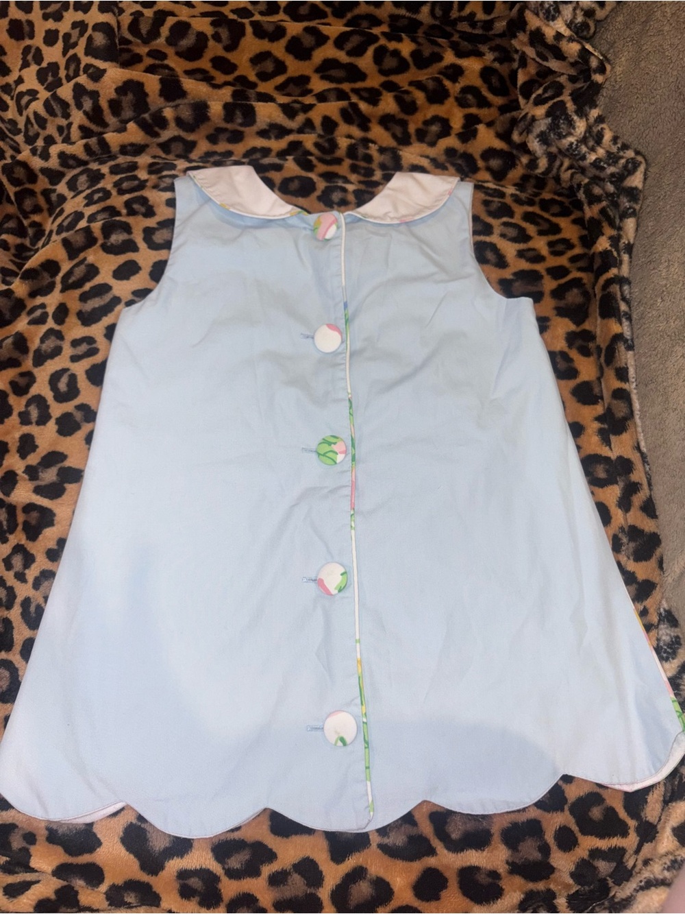 The Beaufort Bonnet Company TBBC Marietta Morning Glory Floral Scalloped Dress 4 - Picture 7 of 7